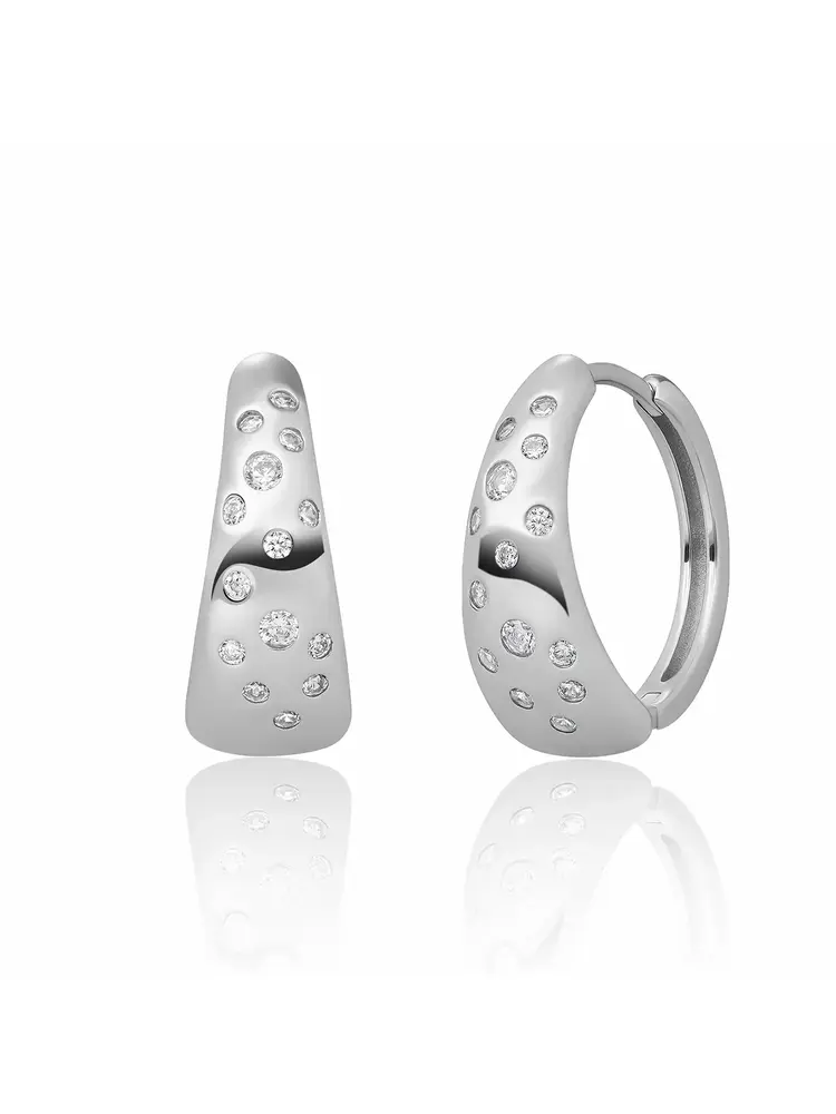 Sparkling Jewels Sparkling Jewels EAS52, Creolen zilver