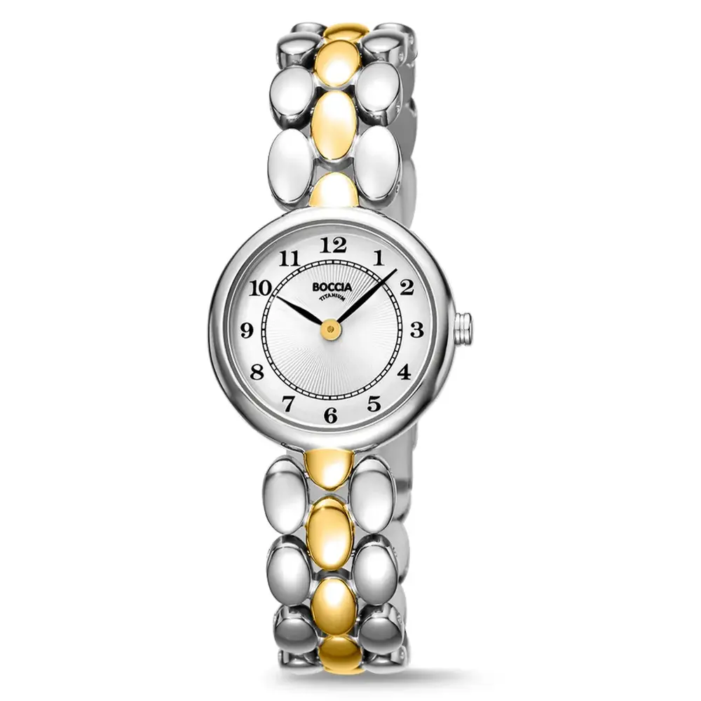 Boccia Boccia 3378-02, Horloge titanium