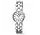 Boccia 3378-01, Horloge titanium