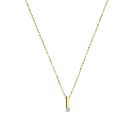 Ti Sento Ti Sento 34131ZY/42, Collier zilcer verguld