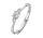 Aurore RA25600037-53, Ring Alix 14krt witgoud met LABgrown Diamant