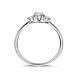 Aurore Aurore RA25600037-53, Ring Alix 14krt witgoud met LABgrown Diamant