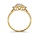 Aurore RA15600075-53, Ring Alix 14krt geelgoud met LABgrown Diamant
