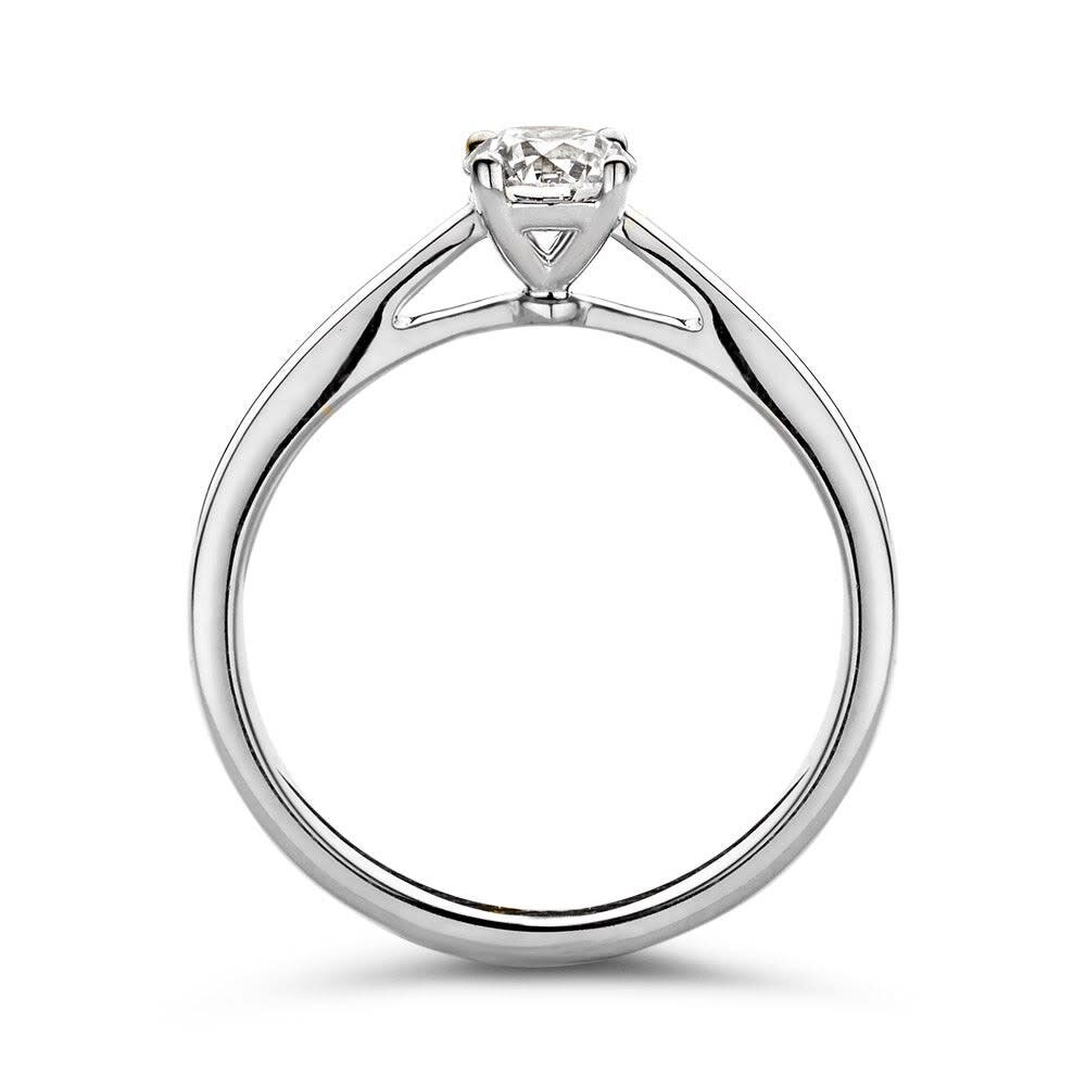 Aurore Aurore RA25010050-53, Ring Olivia 18krt witgoud met LABgrown Diamant