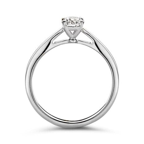 Aurore Aurore RA25010050-53, Ring Olivia 18krt witgoud met LABgrown Diamant