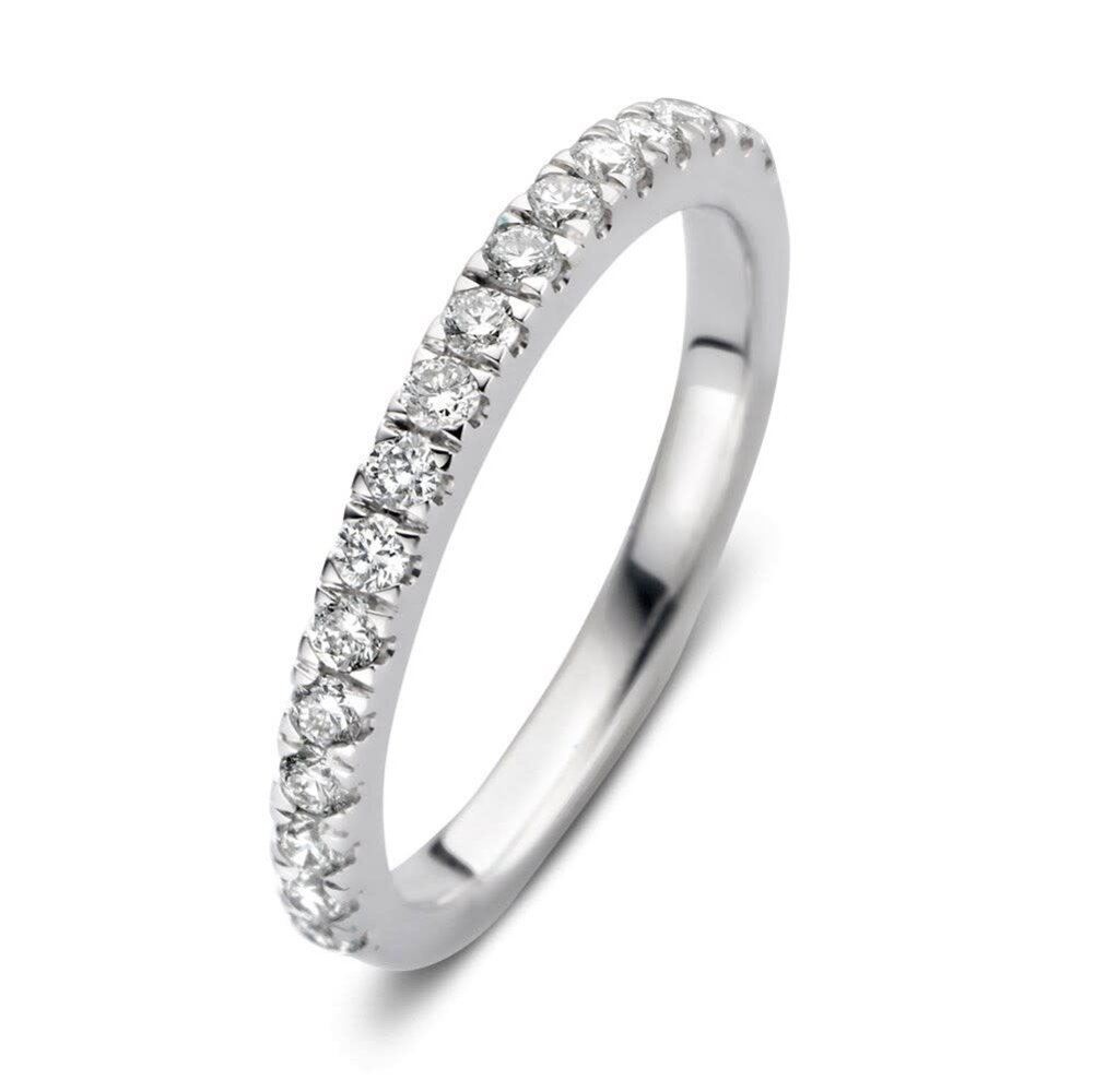 Aurore Aurore RA25500030-53, Ring Millie 18krt witgoud met LABgrown Diamant