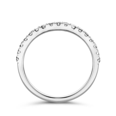 Aurore Aurore RA25500030-53, Ring Millie 18krt witgoud met LABgrown Diamant