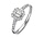 Aurore RA25310050-55, Ring Ivy Royal 18krt witgoud met LABgrown Diamant