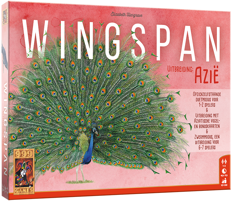 999 Games Wingspan Uitbreiding: Azië (NL)