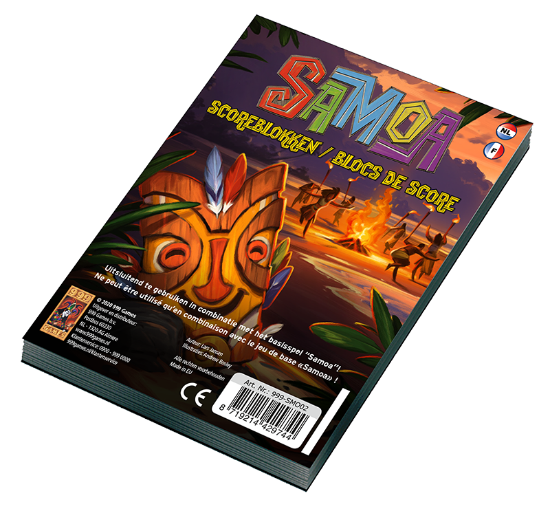 999 Games Samoa - Extra Scoreblokken (NL)