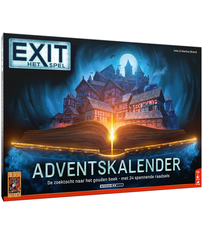 999 Games EXIT Adventskalender: Die Jagd nach dem Goldenen Buch (NL)