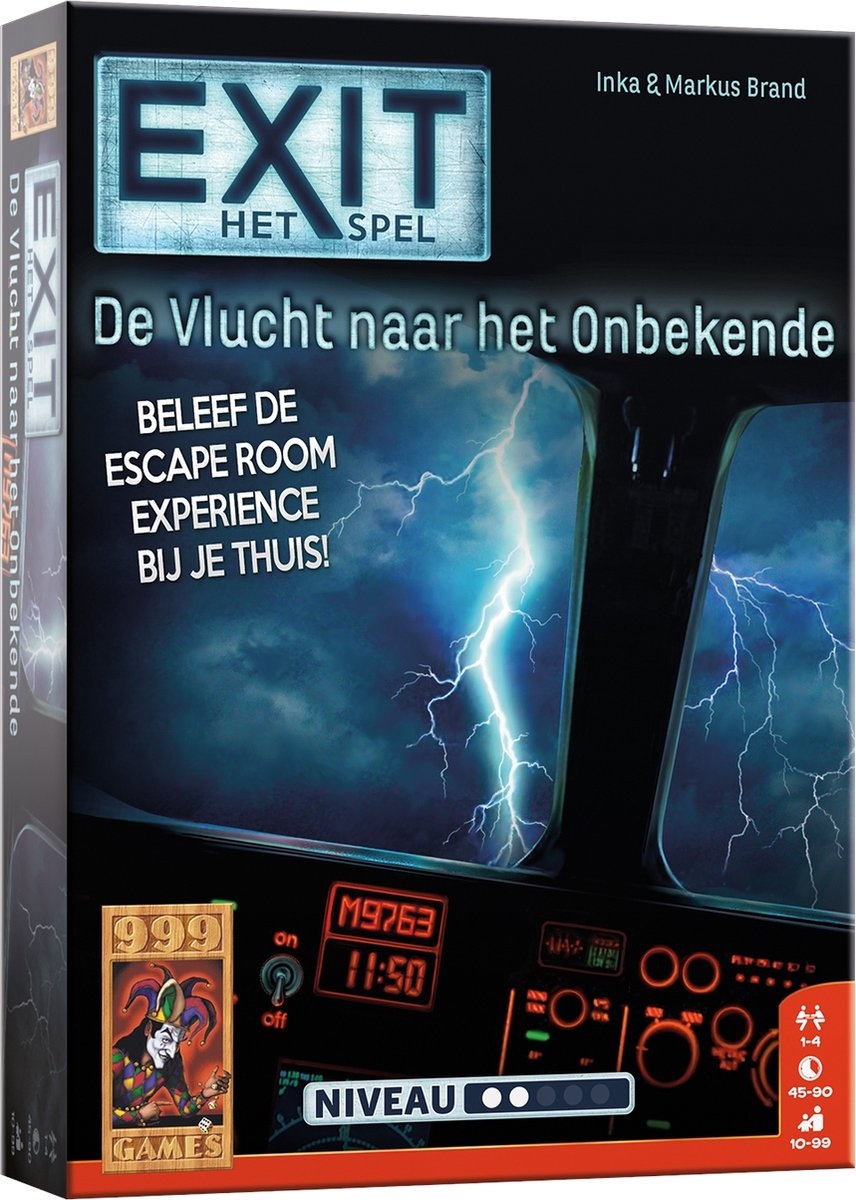 999 Games EXIT: De Vlucht naar het Onbekende (NL) afbeelding