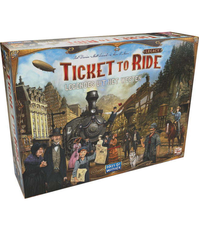 Days of Wonder Ticket to Ride Legacy: Legends of the West (NL)