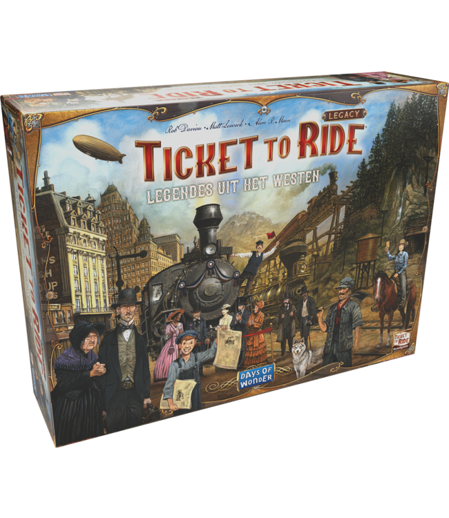 Ticket to Ride Legacy: Legends of the West (NL) - Brettspiel