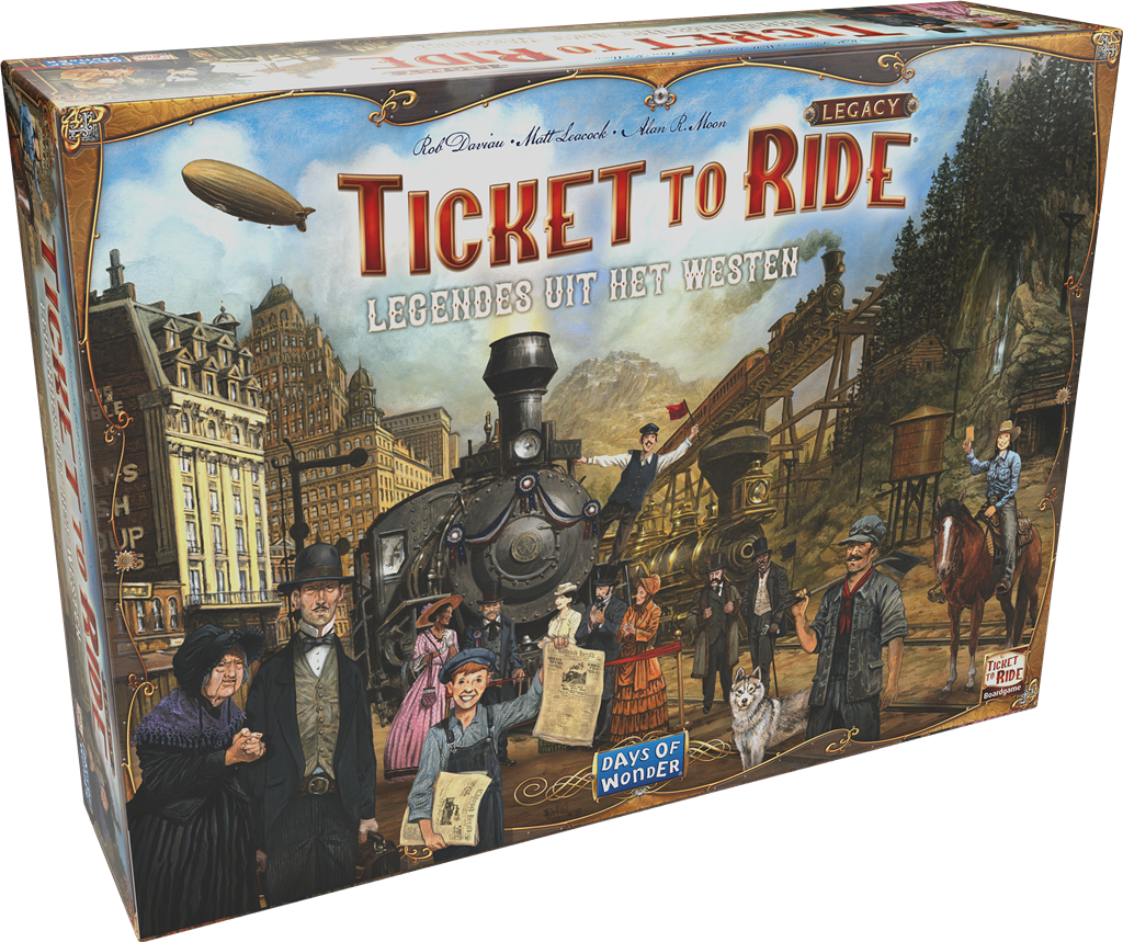 Days of Wonder Ticket to Ride Legacy: Legendes uit het Westen (NL)
