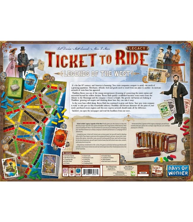 Ticket to Ride Legacy: Legends of the West (ENG) - Bordspel