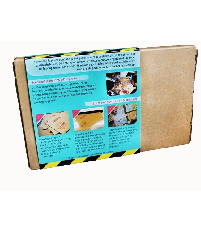SOEK!: Team X en het Verdwenen Geheime Recept - Escape Room