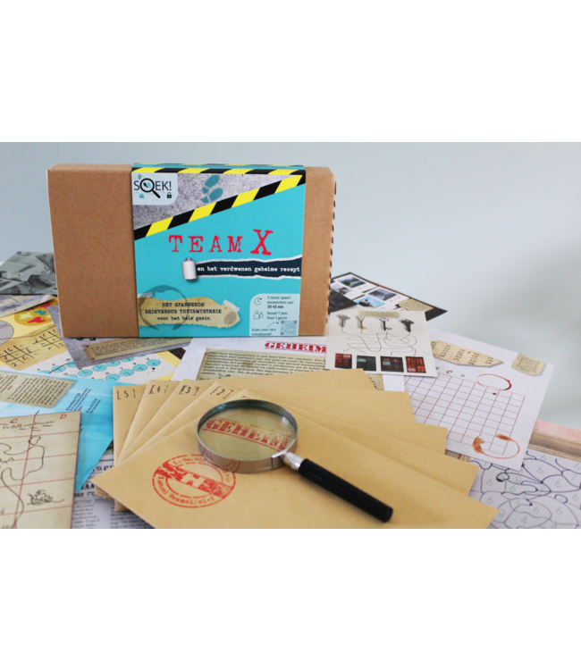 SOEK!: Team X en het Verdwenen Geheime Recept - Escape Room