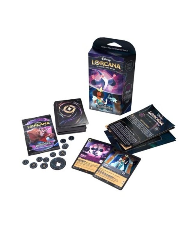 Disney Lorcana: Rise of the Floodborn - Starter Deck (Merlin & Tiana)