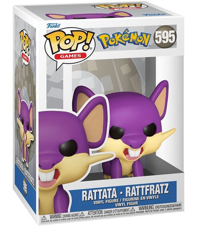 Funko POP! - Pokémon: Rattfratz (595)