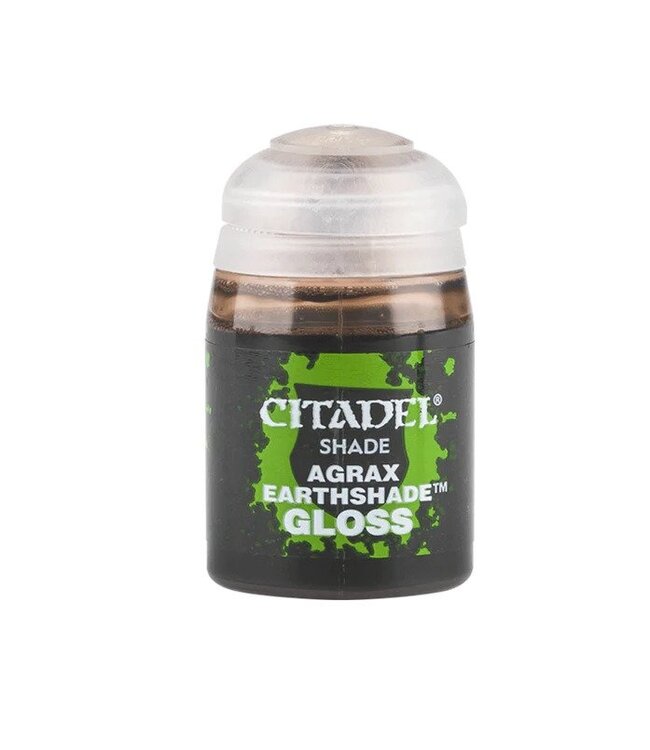 Citadel Colour Shade: Agrax Earthshade Gloss (24ml) - Miniature Paint