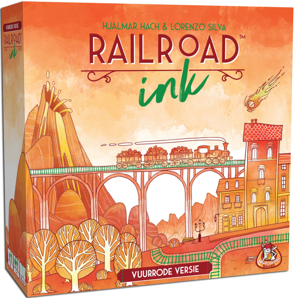 White Goblin Games Railroad Ink: Vuurrode Versie (NL)