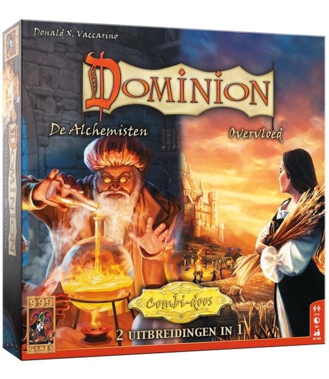 999 Games Dominion Combi-doos: Alchemisten & Overvloed (NL)