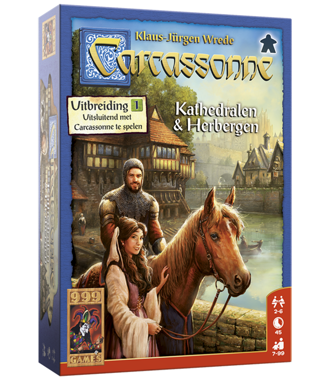 Carcassonne: Kathedralen & Herbergen (NL) - Bordspel