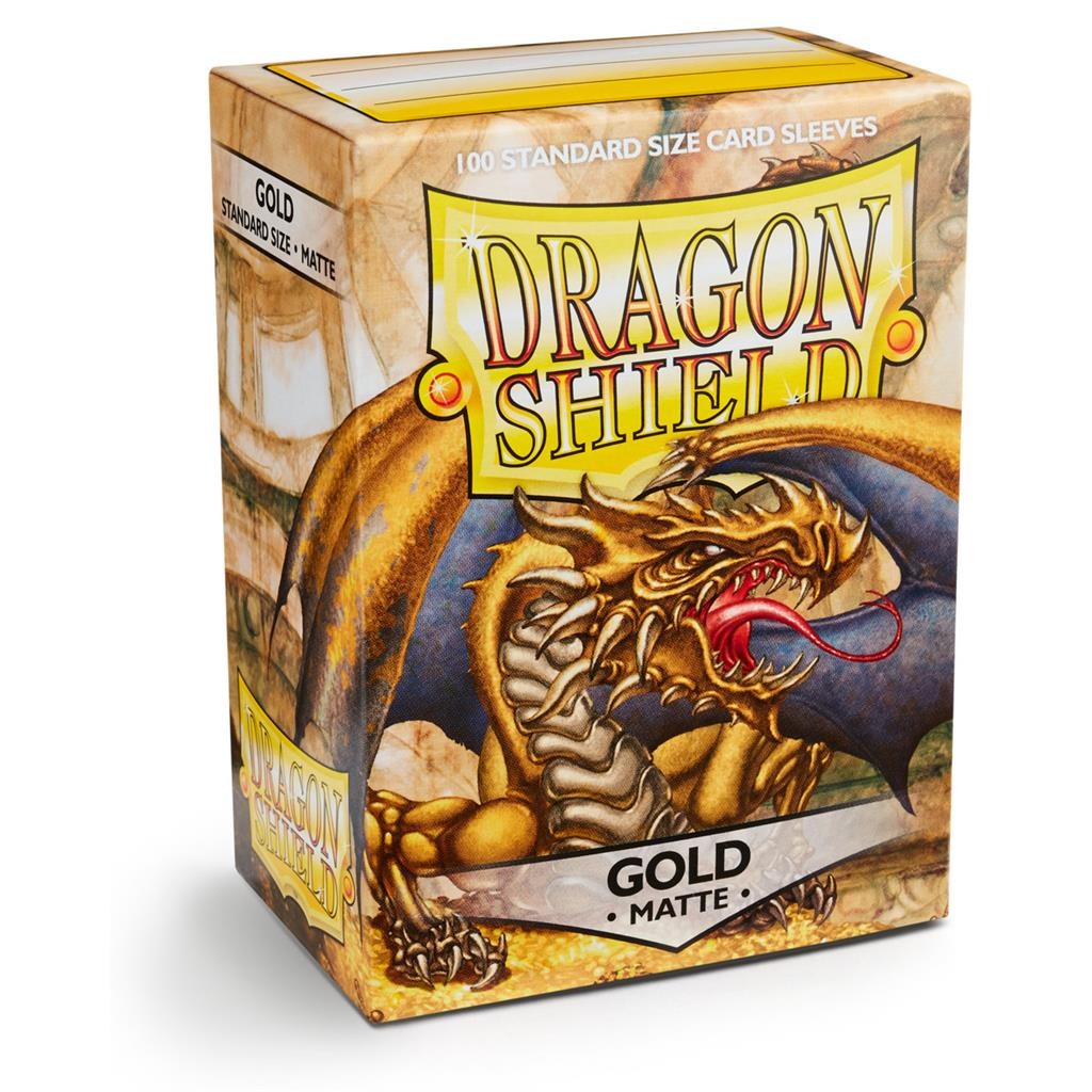 Dragon Shield Dragon Shield Matte: Gold (100 sleeves)