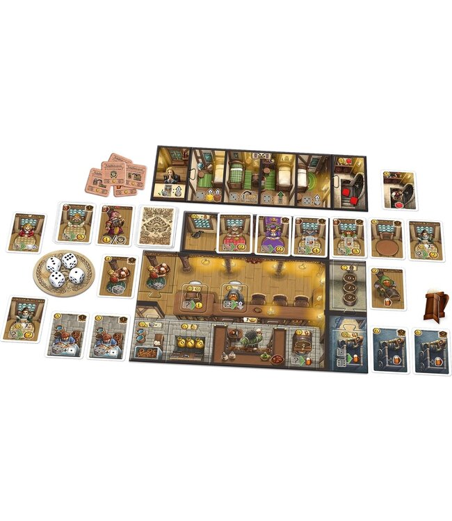 De Taveernen van de Oude Stad: Kamer te Huur! (NL) - Brettspiel