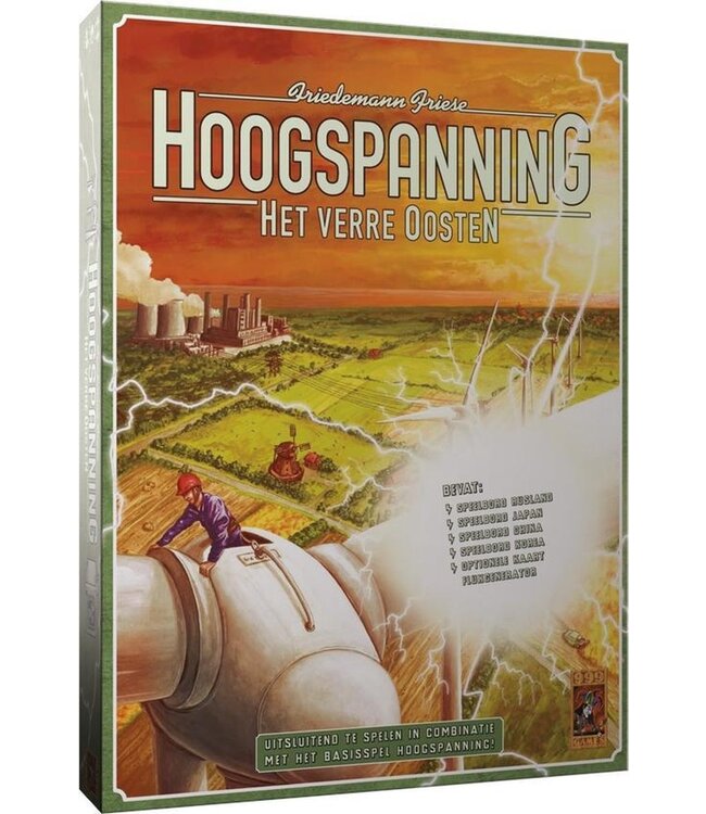 Hoogspanning: Uitbreiding Het Verre Oosten (NL) - Board game