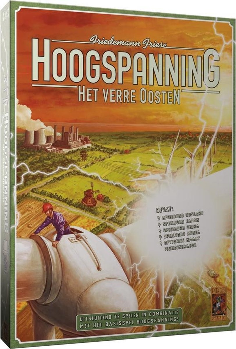 999 Games Hoogspanning: Uitbreiding Het Verre Oosten (NL) afbeelding