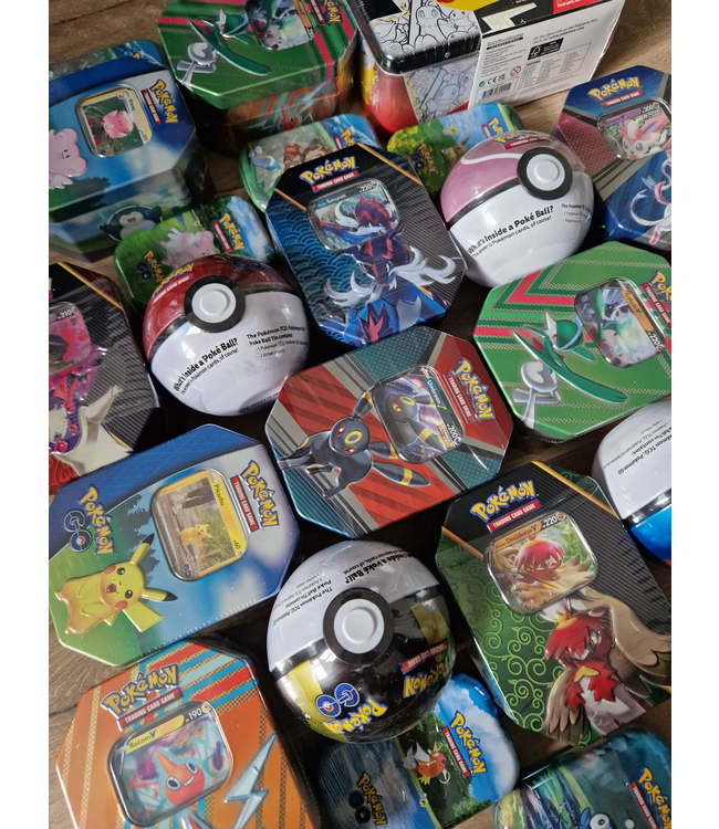 The Pokémon Company LIVE BREAKS - TheCheef: Tins