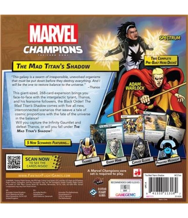 Marvel Champions: The Mad Titans Shadow (ENG) - Kartenspiel