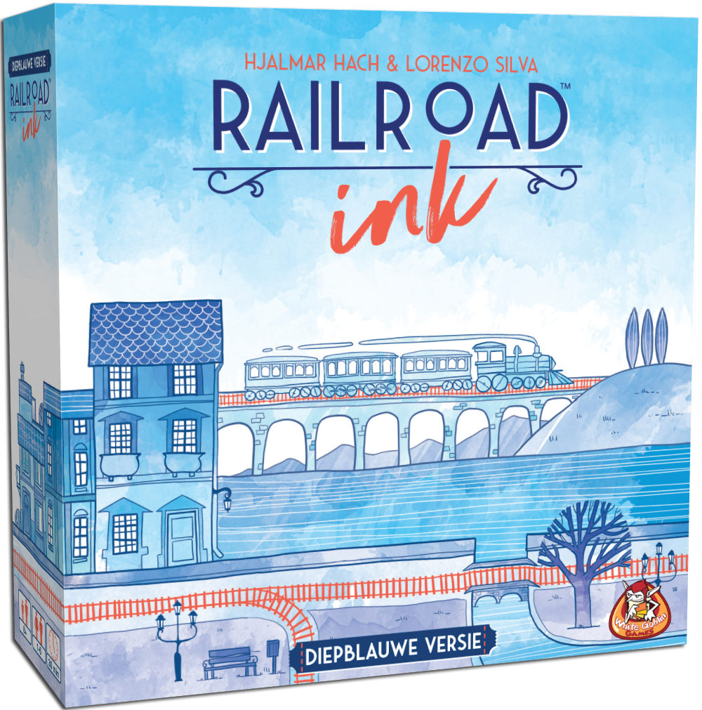 White Goblin Games Railroad Ink: Diepblauwe Versie (NL)