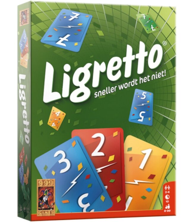 999 Games Ligretto: Groen (NL)