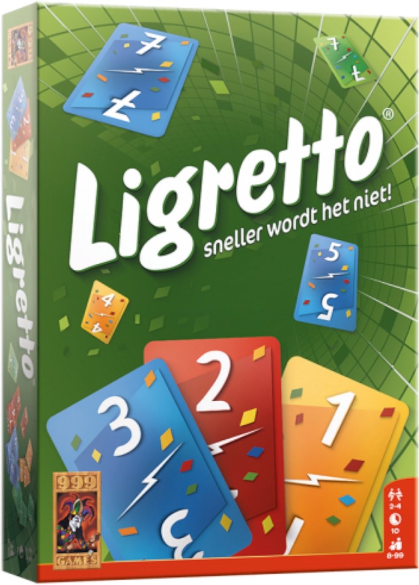 999 Games Ligretto: Groen (NL)