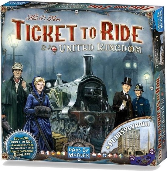 Days of Wonder Ticket to Ride: UK/Pennsylvania (NL) afbeelding