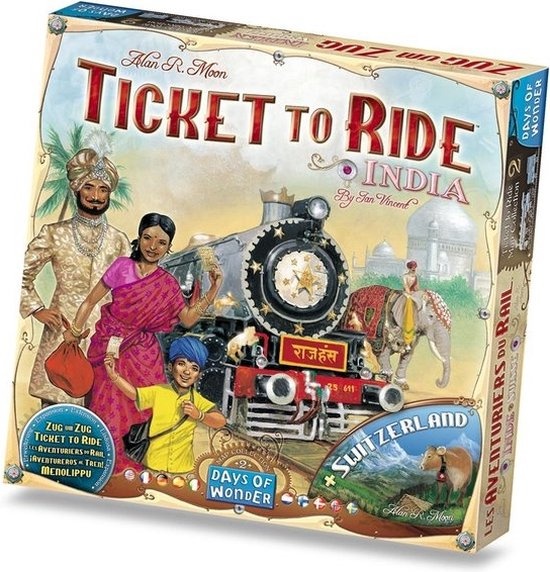 Days of Wonder Ticket to Ride: India/Zwitserland (NL)