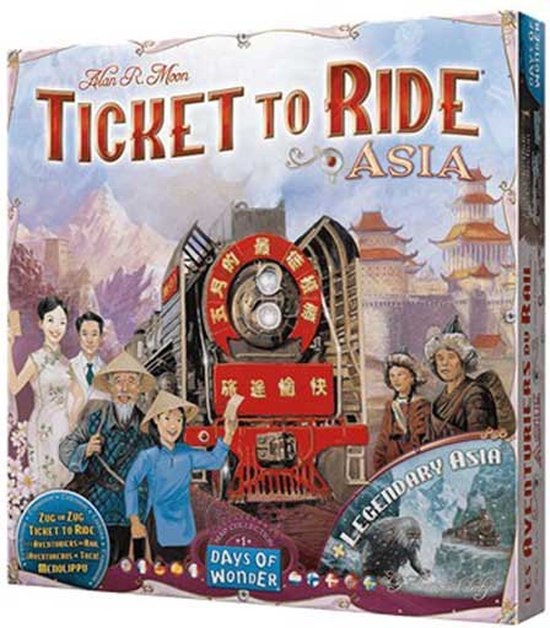 Days of Wonder Ticket to Ride: Asia (NL) afbeelding