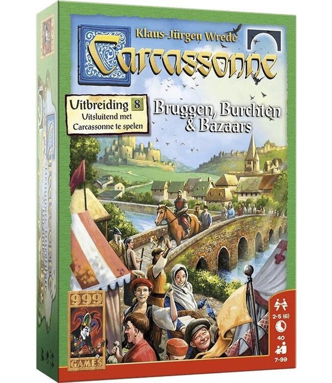 999 Games Carcassonne: Bruggen, Burchten & Bazaars (NL)