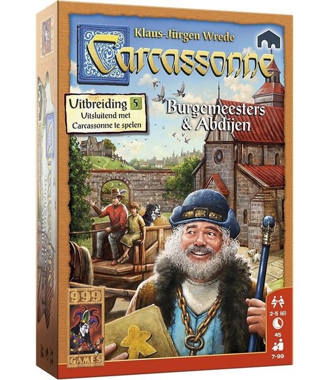 Carcassonne: Burgemeesters & Abdijen (NL) - Brettspiel