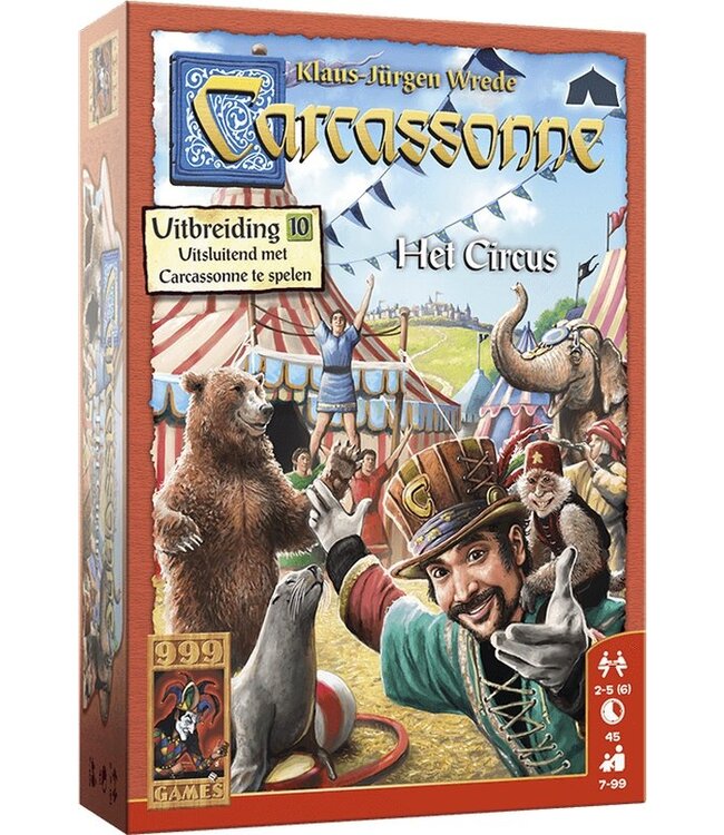 999 Games Carcassonne: Het Circus (NL)