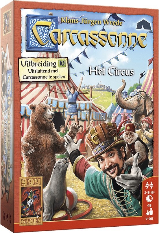 999 Games Carcassonne: Het Circus (NL)