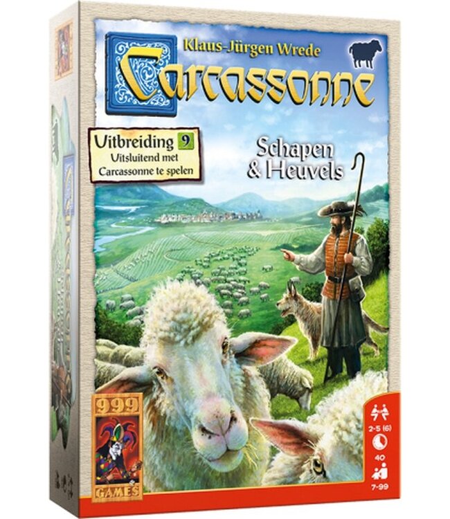 999 Games Carcassonne: Schapen & Heuvels (NL)