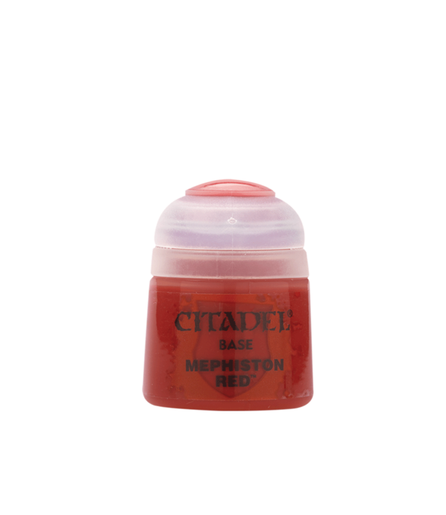 Citadel Colour Base: Mephiston Red (12ml)- Miniature Paint