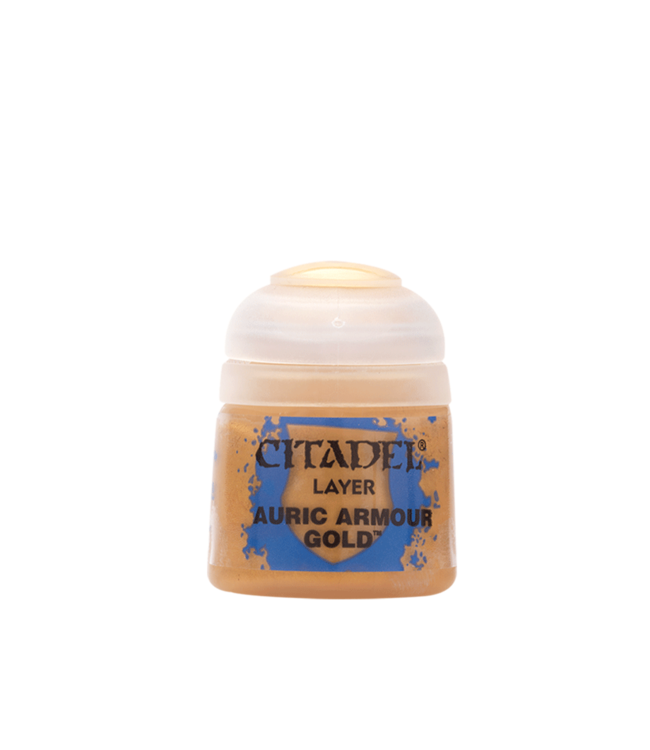 Citadel Colour Layer: Auric Armour Gold (12ml) - Miniature Paint