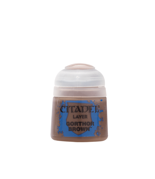 Citadel Colour Layer: Gorthor Brown (12ml) - Miniature Paint