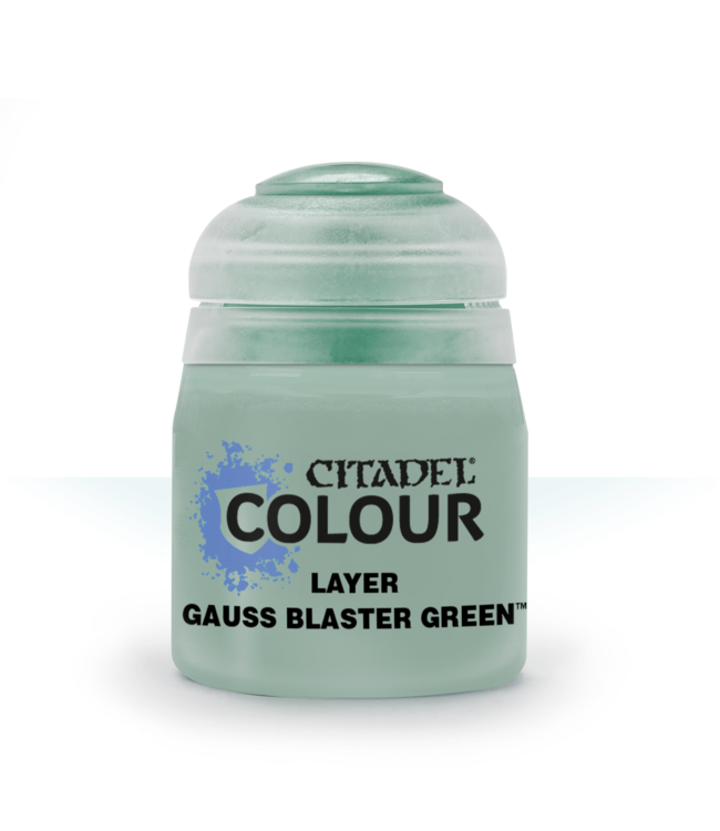 Citadel Colour Layer: Gauss Blaster Green (12ml) - Miniature Paint