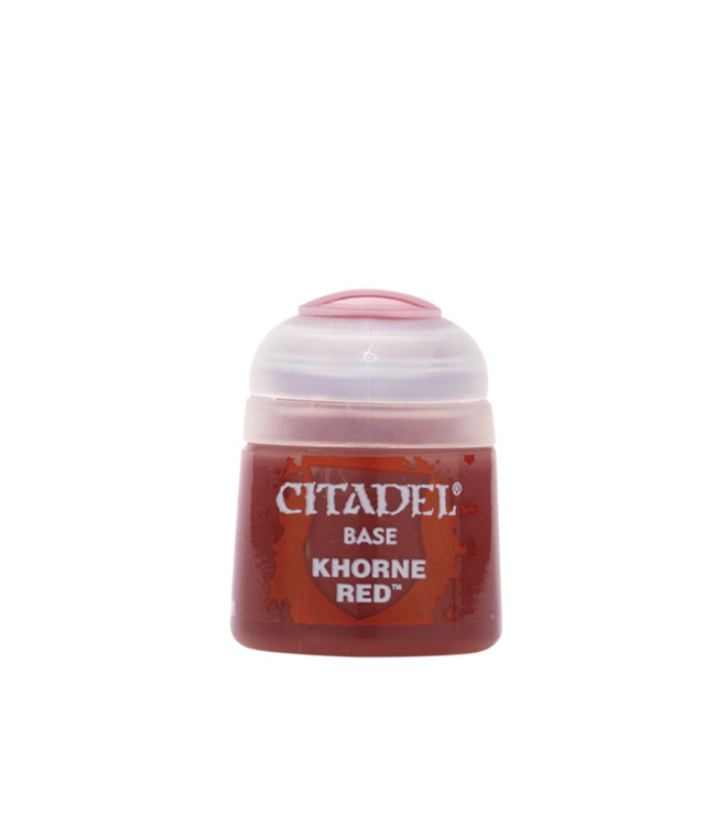 Citadel Colour Base: Khorne Red (12ml) - Miniature Paint